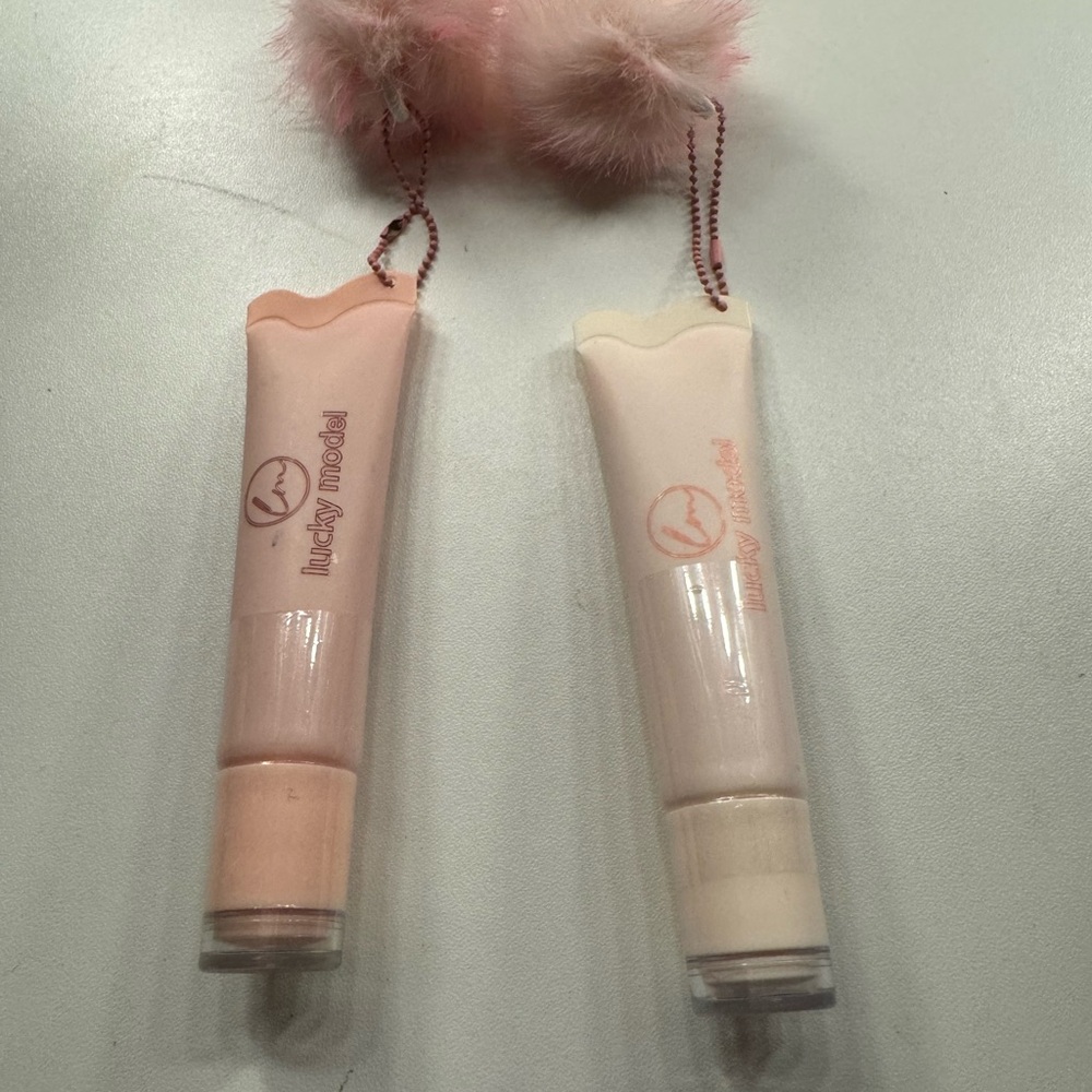 Pink and Cream Lip Gloss Duo